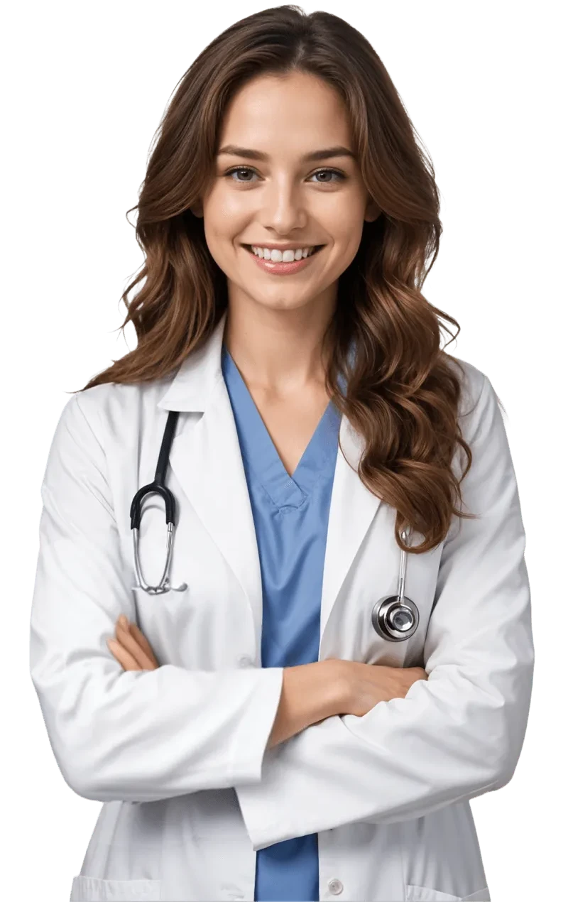 Nurse using the NurseHub GCC platform